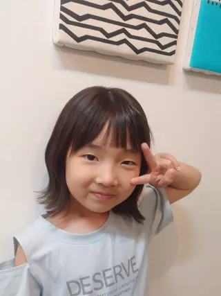 キッズ aimée 神戸 オヤナギ　ユキ🦄のヘアスタイル