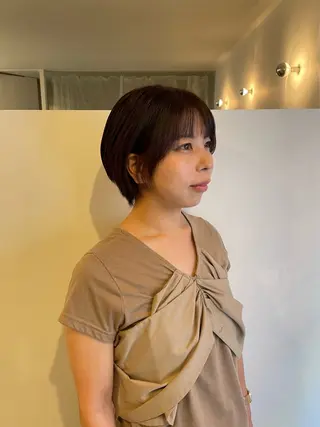 ショート 松室 伶奈 パーマモデル募集中のヘアスタイル
