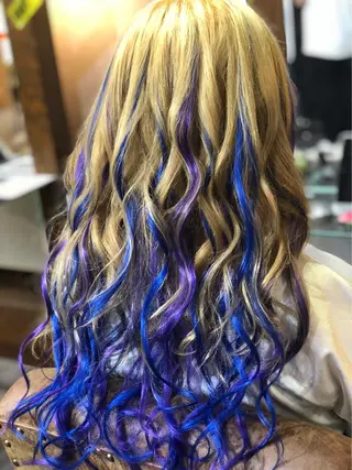 ロング BuzZ所属・西村 雄二/エクステのヘアスタイル