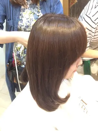 セミロング パーマ ere hair salonのヘアスタイル
