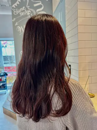 ロング カラー 七井 香奈 (なないかな)のヘアスタイル