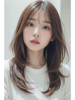 ロング 美髪矯正💎副店長 💎ミツキのヘアスタイル