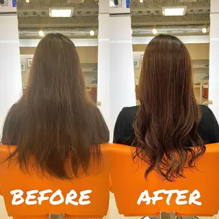 ロング カラー ヘアアレンジ ラシェンテ居留地所属・鶴﨑 美優亜のヘアスタイル