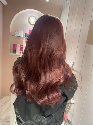 ロング マホ/日吉/髪質改善 /レイヤー/ガーリーのヘアスタイル