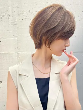 ショート ショート/ボブ/縮毛 三上達大のヘアスタイル
