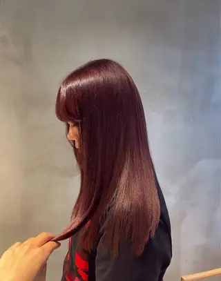 ロング カラー 頼金 愛海のヘアスタイル
