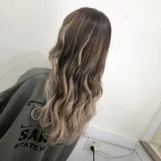 セミロング カラー 失敗したくない人へ ハイトーン美容師のヘアスタイル