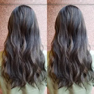 ロング カラー EMANON名古屋所属・美谷添（ミヤゾエ） まどか大人ヘアサロンのヘアスタイル