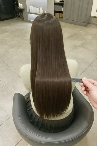 ロング 髪質改善 Noe心斎橋店のヘアスタイル