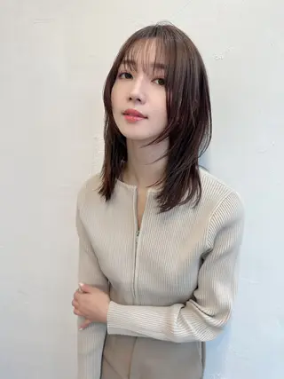 ミディアム 鎌倉 彩のヘアスタイル