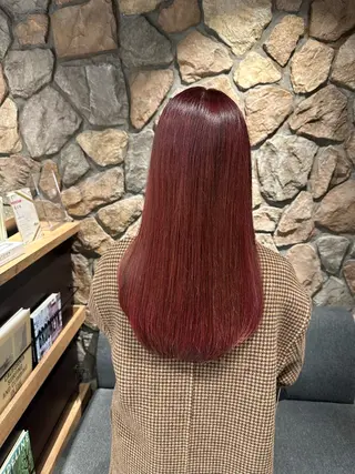 ロング カラー まろやかなベージュ 小池春樹のヘアスタイル