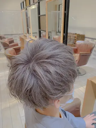 ショート カラー メンズ メンズ特化 ナカネ カツヤのヘアスタイル