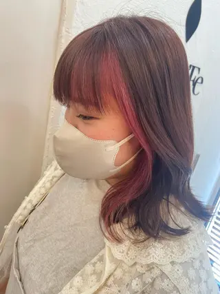 セミロング カラー stylist 🌼 SHIONのヘアスタイル