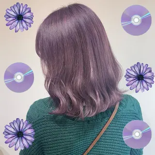 ミディアム カラー 韓国ヘア特化 💟 ララア 💟のヘアスタイル