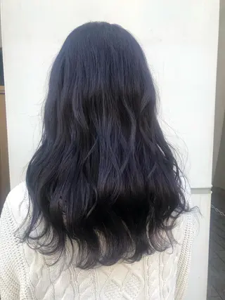 ロング カラー a rikaのヘアスタイル