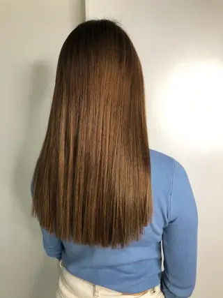 セミロング カラー ヘアアレンジ マツエク・マツパ Noah's　Ark所属・透明感カラー🫧ヘア セット🫧松本菜月の眉毛・アイブロウイメージ