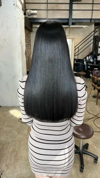ロング ✨ブリーチなしカラー ×髪質改善✨松村 潤のヘアスタイル