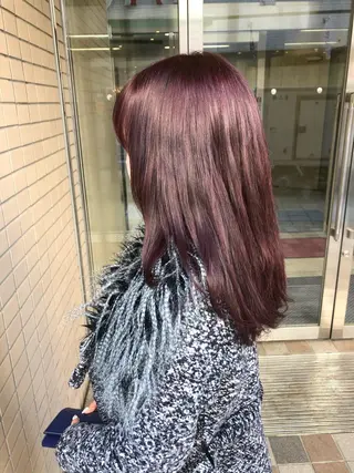セミロング キノシタ ナオユキのヘアスタイル