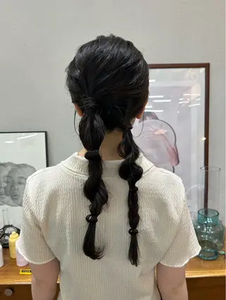 ヘアアレンジ nishihama nanaのヘアスタイル