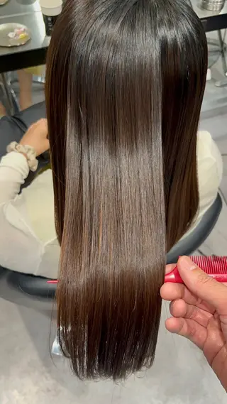 ロング カラー パーマ 🌈艶髪/髪質改善 新宿itouのヘアスタイル