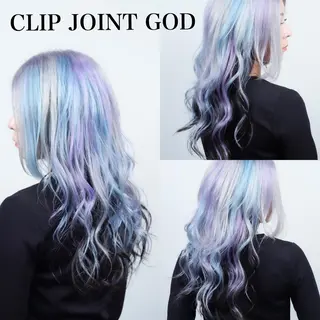 ロング カラー 今泉 周のヘアスタイル