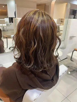 ミディアム ラム【CLAP】 🤍のヘアスタイル