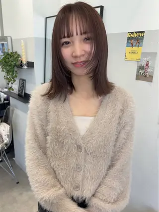 ミディアム カラー ♡manami ♡のヘアスタイル