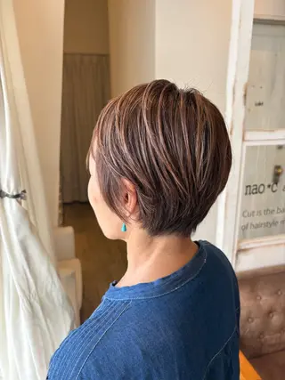 ショート [髪質改善] 北生駒 店長/古居聖理のヘアスタイル