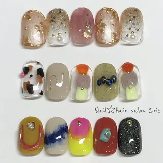 ネイル Hair salon Irie所属・與儀 知佳のネイルデザイン