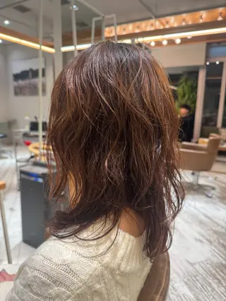セミロング パーマ ✨ショートヘア ✨ロイのヘアスタイル