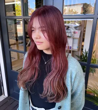 ロング 🪽ナチュラルヘア＊ 大下唯奈🪽🫧のヘアスタイル