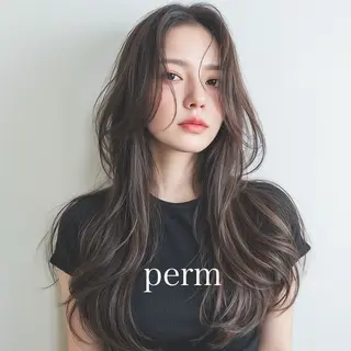 ロング カラー パーマ 午後🉐限定割🥇 似合わせ×髪質改善のヘアスタイル