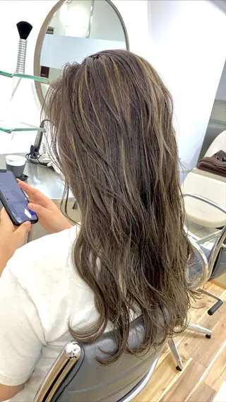 ロング カラー Reb_keiji 👑小倉圭司のヘアスタイル