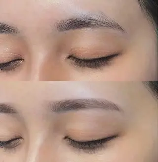 アイブロウ 髪質改善//縮毛矯正 This表参道のヘアスタイル