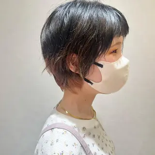 ショート カラー 溝口 奈穂のヘアスタイル