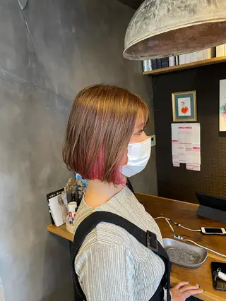 ショート カラー D.log 大和西大寺店所属・川崎 雅大のヘアスタイル