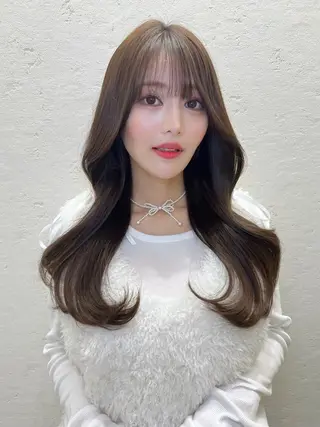 ロング カラー 韓国ヘア×髪質改善 /yoshikaのヘアスタイル