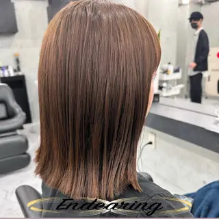 ミディアム Endearing 銀座/レイヤーカットのヘアスタイル