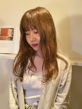 セミロング musiiik saya/今泉のヘアスタイル