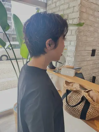 ショート パーマ Basis 田口豪司のヘアスタイル