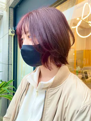 ミディアム カラー 艶髪🌟髪質改善✨ Zinaヤマダ チサのヘアスタイル