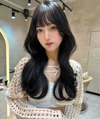 ロング カラー 髪質改善　ANFINI 仙台所属・🇰🇷韓国レイヤー 伊藤拓海のヘアスタイル