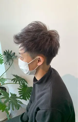 ショート カラー メンズ 【艶カラー】 STYLE 和泉俊希のヘアスタイル