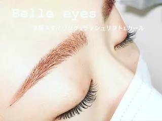 マツエク・マツパ アイブロウ Belleeyes_ kubotaのマツエク・マツパデザイン