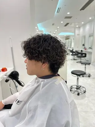 パーマ メンズ 🐺メンズパーマ マッシュ　あさひ🐺のヘアスタイル
