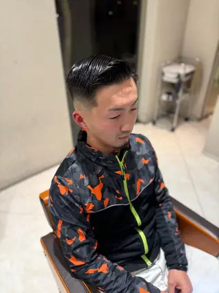 ショート メンズ 山中 翔平のヘアスタイル