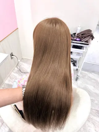 ロング 韓国/縮毛矯正/ カンタのヘアスタイル