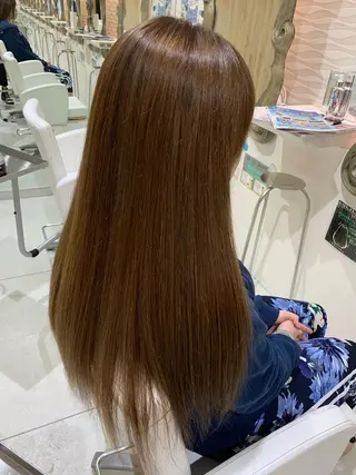 ロング カラー 松吉 純平のヘアスタイル