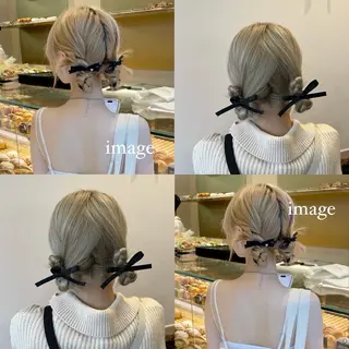 ヘアアレンジ コワファースト長崎シャンプーボーイ所属・カラーモデル募集中 🫧HONOKAのヘアスタイル