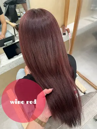 セミロング カラー ヘアアレンジ 美髪韓国ヘア🤍 保科侑花のヘアスタイル